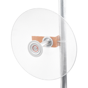 Antena direccional de alta resistencia la viento, Ganancia de 34 dBi,  frecuencia (4.9 - 6.5 GHz), Conectores N-hembra, Polarización doble, incluye montaje para torre o mástil