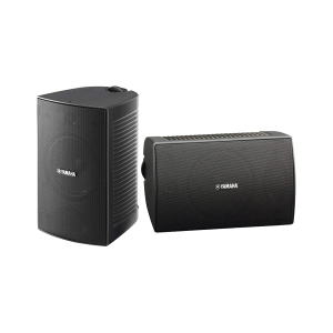 Altavoz de Montaje en Pared, 2 vias, Woofer 4 in, Tweeter 1 in, IPX3, 8 ohms, 70/100V, Color Negro, Par