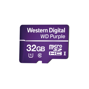 Memoria microSD de 32GB PURPLE, Especializada Para Videovigilancia, 10 VECES MAYOR DURACI√ìN, 3 AÑOS DE GARANTIA