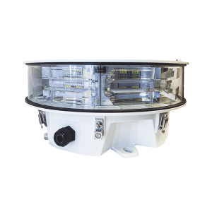 Lámpara de Obstrucción LED Blanca de media intensidad. Tipo L-865 acorde con FAA AC-70/7460-1L, ( 24 Vcc).