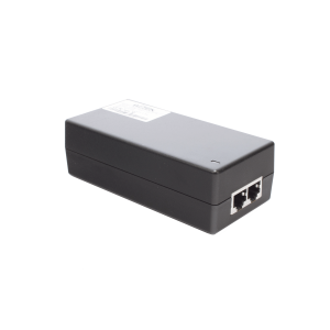 Inyector Hi-PoE 60 W Gigabit / Alimenta Equipos PoE 802.3 af/at/bt / Para Interior / Alcance de 100 metros