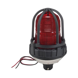 Luz estroboscópica para ubicaciónes peligrosas, montaje tipo tubo, 12-24Vcc, rojo