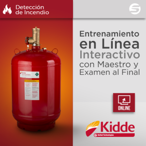 Certificación virtual KIDDE en Sistemas de Supresión a Base de Agentes Limpios