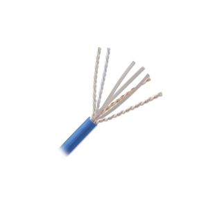 Bobina de Cable U/UTP de 4 pares, Z-MAX, Cat6A, Soporte de Aplicaciones 10GBase-T, CMR (Riser), Color Azul, 305m