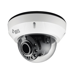 Cámara Domo IP de 2 Megapíxeles | Audio bidireccional | Alarma I/O | IK10/ Exterior IP67 | IR 30 m | Lente Motorizado 2.8 mm - 12 mm | ICR | MicroSD | Audio de Dos Vias | WDR | Cumple con NDAA