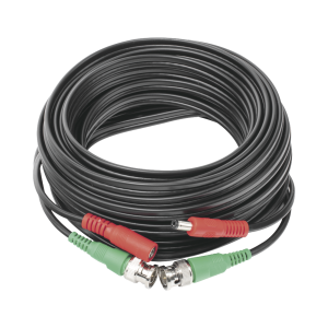 Cable coaxial ( BNC RG59 ) + Alimentación / SIAM√âS / 10 Metros / Aleación Cobre + Aluminio CCA / Para Cámaras 4K  / Uso interior y exterior