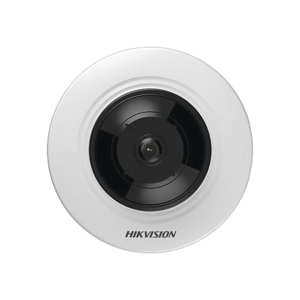 Mini Fisheye IP 5 Megapixel / Panorámica 180¬∞ - 360¬∞ / Microfono Integrado / 8 mts IR / Uso en Interior / PoE / M√∫ltiples Vistas por iVMS-4200 / Alarmas I/O / Micro SD