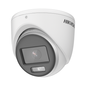 Turret TURBOHD 2 Megapixel (1080p) / Lente 2.8 mm / Dual Light (20 mts IR + 20 mts Luz Blanca) / Exterior IP67 / dWDR / Micrófono Integrado