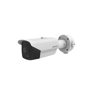 Bala IP Dual / Térmica 9.7 mm (160 x 120) / √ìptico 8 mm (4 Megapixel) / DETECCI√ìN DE PERSONAS 285 m /40 mts IR / Exterior IP67 / PoE / Termométrica / Detección de Temperatura / Sirena y Luz Inte / Micro SD 32 GB Incluida