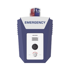 Estación de Alarma de Panico de Emergencia / Cámara 2 Megapixel / Video y Audio / Sirena y Estrobo (Azul y Rojo) / 10 Mts de IR / ISUP