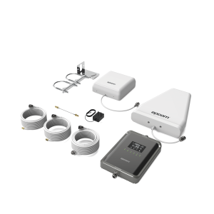 Kit Amplificador de Señal Celular 5G / Mejora las llamadas convencionales y VoLTE / Soporta los datos de las tecnologías 2G, 3G, 4G y 5G de TELCEL, AT&T, MOVISTAR y OMV de Altán / Cubre hasta 2 espacios de 250 m2.