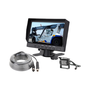 Sistema Profesional de Monitor y Cámara Alámbrico para Vehículos y Montacargas
