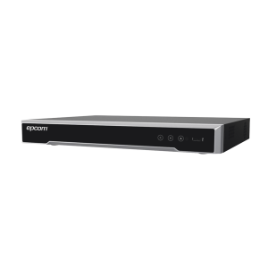 DVR 4 Canales TurboHD + 4 Canales IP / 8 Megapixel (4K) / Acusense (Evita Falsas Alarmas) / Audio por Coaxitron / 1 Bahía de Disco Duro / Detección de rostros / H.265+