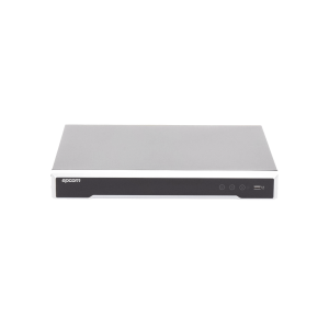 (ACUSENSE / Evita Falsas Alarmas) DVR 4K / 16 Canales TURBOHD + 16 Canales IP / 2 Bahía de Disco Duro / Audio por Coaxitron / Salida de Vídeo en 4K / Entrada Salida de Alarma