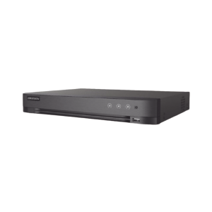 DVR 4 Canales TurboHD+ 4 Canales IP / 8 Megapixel (4K) / Audio por Coaxitron / 1 Bahía de Disco Duro / Salida de Video en Full HD / H.265+