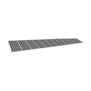 Montaje para Panel Solar, Riel "8" de 5400mm para Módulos con Espesor de 35mm, Velocidad de Viento Máx. 136km/h (20¬∞ a 45¬∞)
