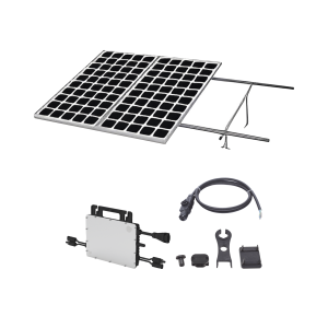 Kit Solar para Interconexión de 1.1 KW de Potencia Pico 220Vcc con Microinversor y 2 Módulos de 550 W (Incluye Montaje )