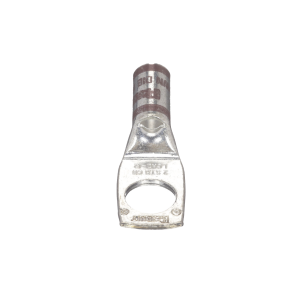 Conector de Compresión 66.36 KCMIL para Cable 2 AWG, con Orificio de 1/2". Paquete 25 Piezas