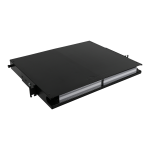 Distribuidor de Fibra √ìptica de Alta Densidad LigthVerse *Plus* Para Rack de 19in, Acepta 4 Placas Plug and Play, Hasta 96 Fibras, 1 UR