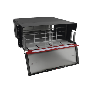 Distribuidor de Fibra √ìptica de Alta Densidad LigthVerse *Pro* Para Rack de 19in, Acepta 16 Placas Plug and Play, Hasta 384 Fibras, 4 UR