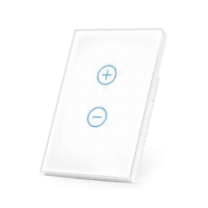 Dimmer panel táctil touch inalámbrico Zwave Plus. Compatible con Hubitat HC8, Álula  M2M, otros
