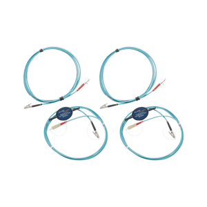 Kit de Cables de Referencia de Comprobación Multimodo CertiFiber¬Æ Pro, Para Fibras con Conectores LC de 50¬µm (2 SC/LC metálico, 2 LC/LC metálico), de 2 Metros