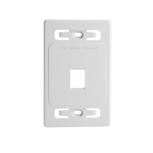 Placa de pared modular MAX, de 1 salida, color blanco