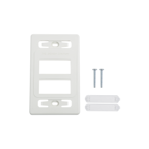 Placa de pared modular MAX, de 6 salidas, color blanco, versión bulk (Sin Empaque Individual)