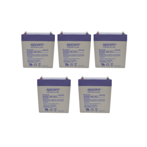 Paquete de 5 Baterías PL-5-12, Ahorre $ con este KIT