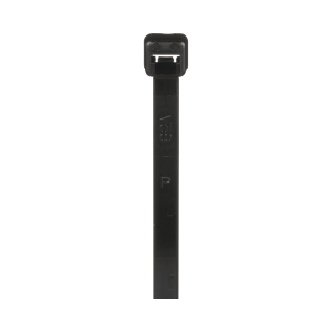 Cincho de Nylon 6.6 de Bloqueo, 188 mm largo x 4.8mm ancho, Color Negro, Exterior Resistente a Rayos UV, Paquete de 1000pz