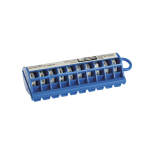 Dispensador de Etiquetas Marcadoras, Con rollos Pre-Impresos con N√∫meros 0-9, de 2.4 metros, Color Blanco