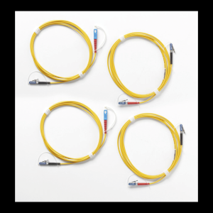 Kit de Cables de Referencia de Comprobación Monomodo CertiFiber¬Æ Pro, Para Fibras con Conectores LC (2 SC/LC Metálico, 2 LC/LC Metálico), de 2 Metros