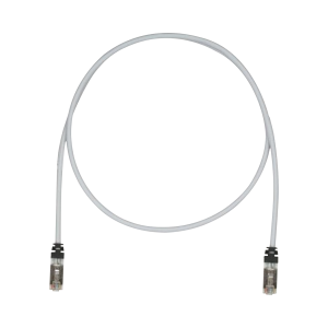 Patch Cord Cat6A, Blindado S/FTP, CM/LS0H, 17ft, Color Gris