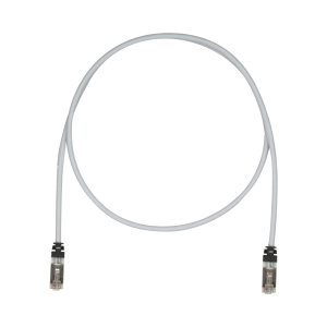 Patch Cord Cat6A, Blindado S/FTP, CM/LS0H, 1 m, Color Gris