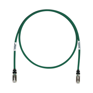 Patch Cord Cat6A, Blindado S/FTP, CM/LS0H, 20ft, Color Verde