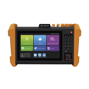 Probador de Vídeo con Pantalla LCD de 7" para IP ONVIF / 8MP TVI + 8MP CVI + 8MP AHD + SDI/EX?SDI + Multímetro + Cable TDR / Prueba de Red de Fibra √ìptica + Medidor de Distancia Laser + Cámara Integrada