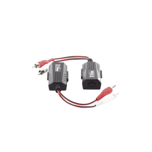 Balun Extensor de audio analogo estereo RCA a RJ45  / Distancia 800 mts/  Cable CAT5-6 / Conector 100% COBRE / protección TVS, Calidad PREMIUM