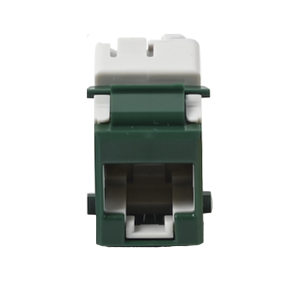 Jack UltraMAX Cat6, UTP, Tipo Keystone, Color Verde, Punch Down