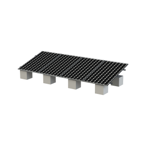 Montaje para Panel Solar, Riel "8" de 5400mm para Módulos con Espesor de 35mm, Velocidad de Viento Máx. 136km/h (20¬∞ a 45¬∞)