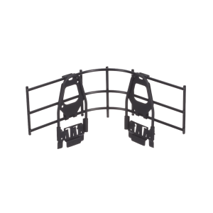 Accesorio de Control de Radio de Curvatura en Cruces, Tes o Intersecciones, en Charolas Wyr-Grid¬Æ de Panduit, 101.6 mm de Alto, Color Negro