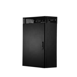 Gabinete de Montaje en Pared TrueEdge‚Ñ¢, Con 6 UR para Equipo Activo y 6 UR para Paneles de Parcheo, Fabricado en Acero, Color Negro