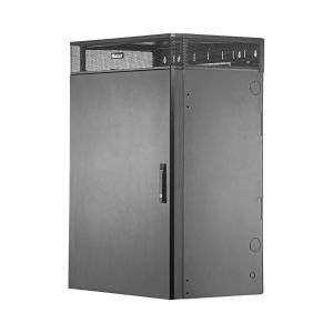 Gabinete de Montaje en Pared TrueEdge‚Ñ¢, Con 9 UR para Equipo Activo y 9 UR para Paneles de Parcheo, Fabricado en Acero, Color Negro