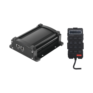 Sirena Vehicular de 100W de Potencia Con Controlador Unimando, Control de Tonos, Patrones de destello de Barras de Luces X67RB / X75RBS y Micrófono