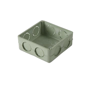 Caja Cuadrada de 1/2" para Instalaciones de PVC Conduit Pesado.