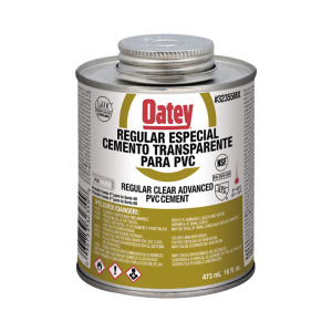 Cemento Claro de 473 ml para Tubo Conduit PVC Pesado.