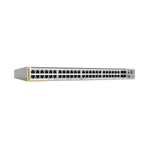 Switch PoE+ Stackeable Capa 3, 24 puertos 10/100/1000 Mbps + 4 puertos SFP+ 10 G, hasta 720 W, fuente redundante