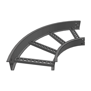 Curva Horizontal de Aluminio de 90¬∞ Perfil Z / Peralte 3 1/4" / Ancho 9" / Radio 8" / Incluye Tornillería