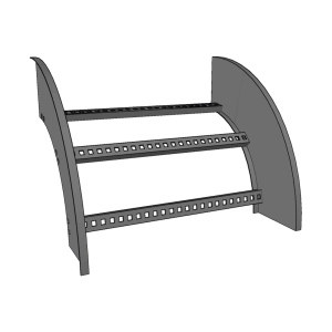 Curva Vertical Exterior de Aluminio de 90¬∞ Perfil Z / Peralte 3 1/4" / Ancho 9" / Radio 8" / Incluye Tornillería