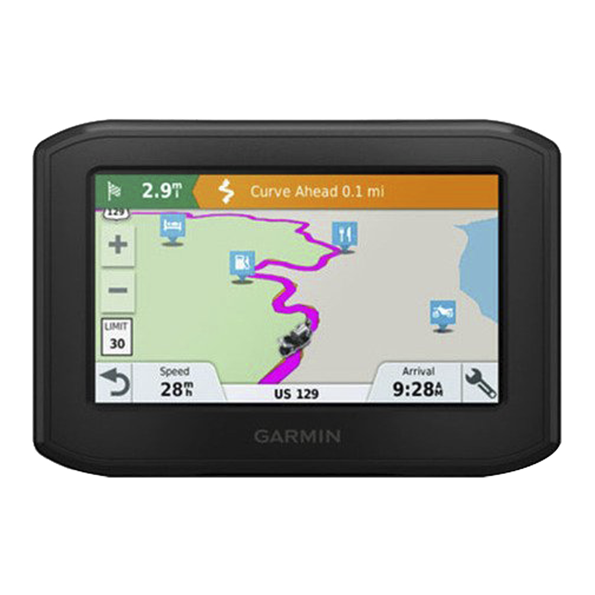 Navegador portátil para motocicleta z≈´mo 396 LMT-S, pantalla a color de 4,3"