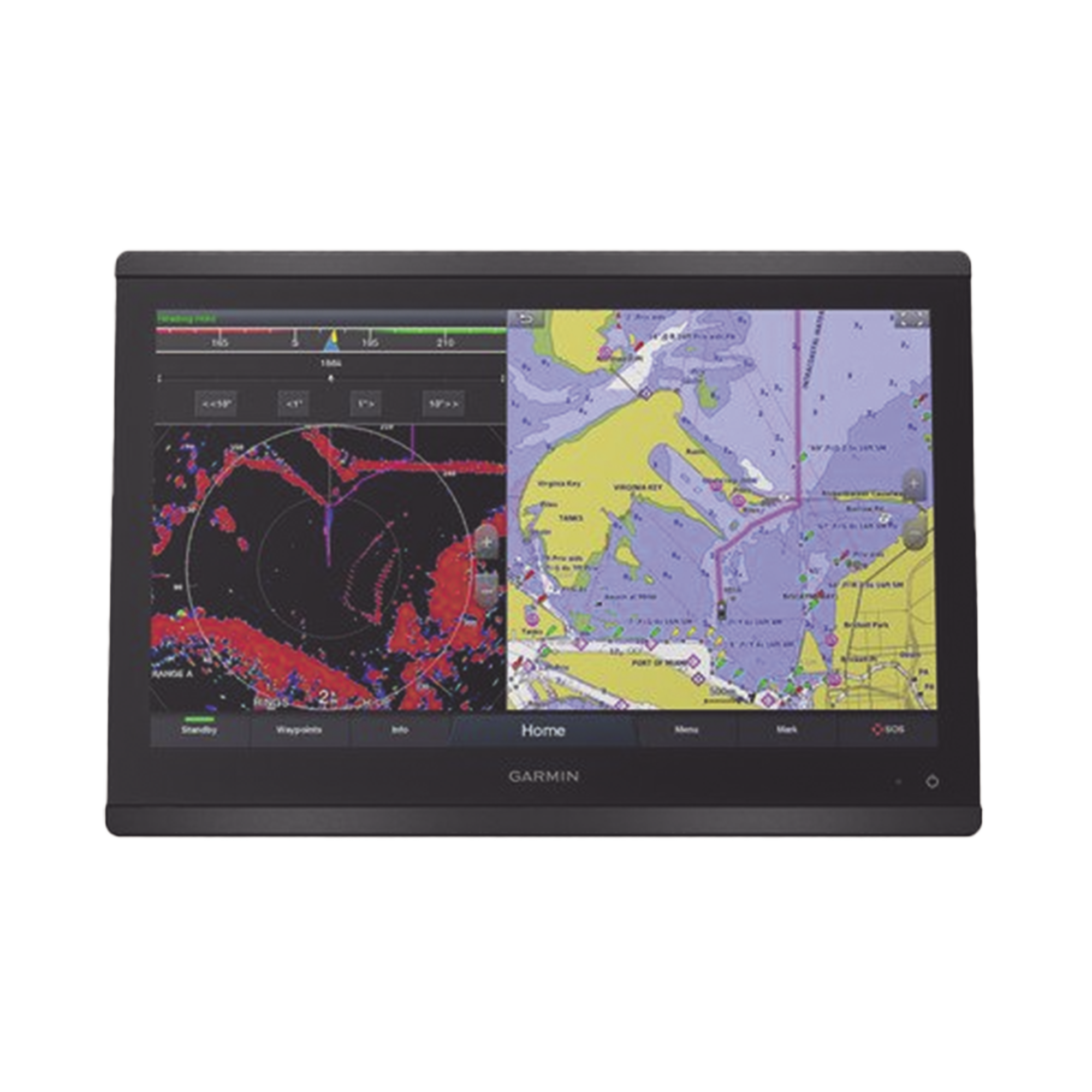 GPSMAP® 8416 con mapa base mundial